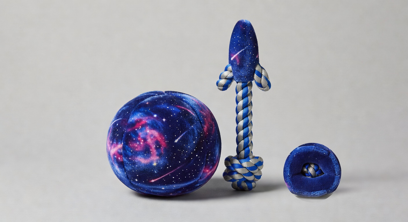 Galaxy Squeaky Toy